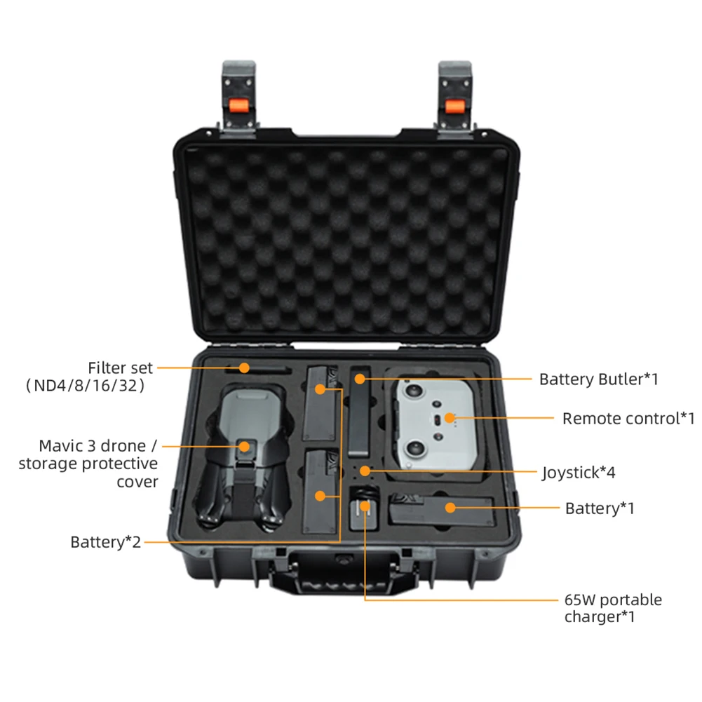 drone backpack Drone Storage Bag Travel Carrying Bag Hard Shell Storage Handbag Waterproof Case Drone Box for DJI MAVIC 3 small camera bag