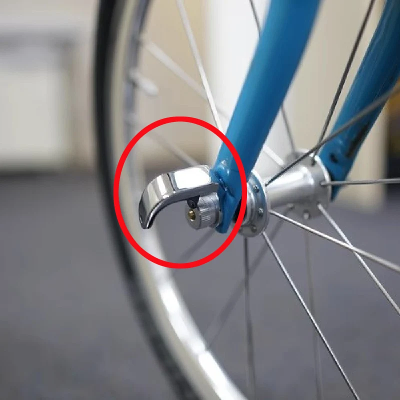 

Mud-free folding bicycle hook for brompton fork hook Polished silver