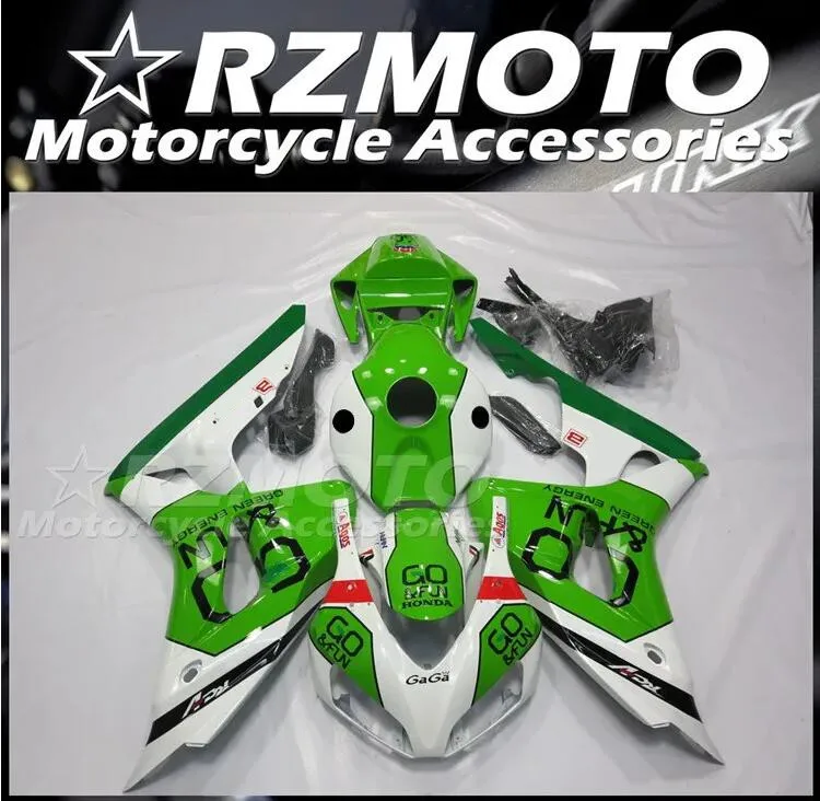 

4Gifts New ABS Whole Motorcycle Bike Fairings Kit Fit for HONDA CBR1000RR 2006 2007 06 07 Bodywork Set Custom Green White