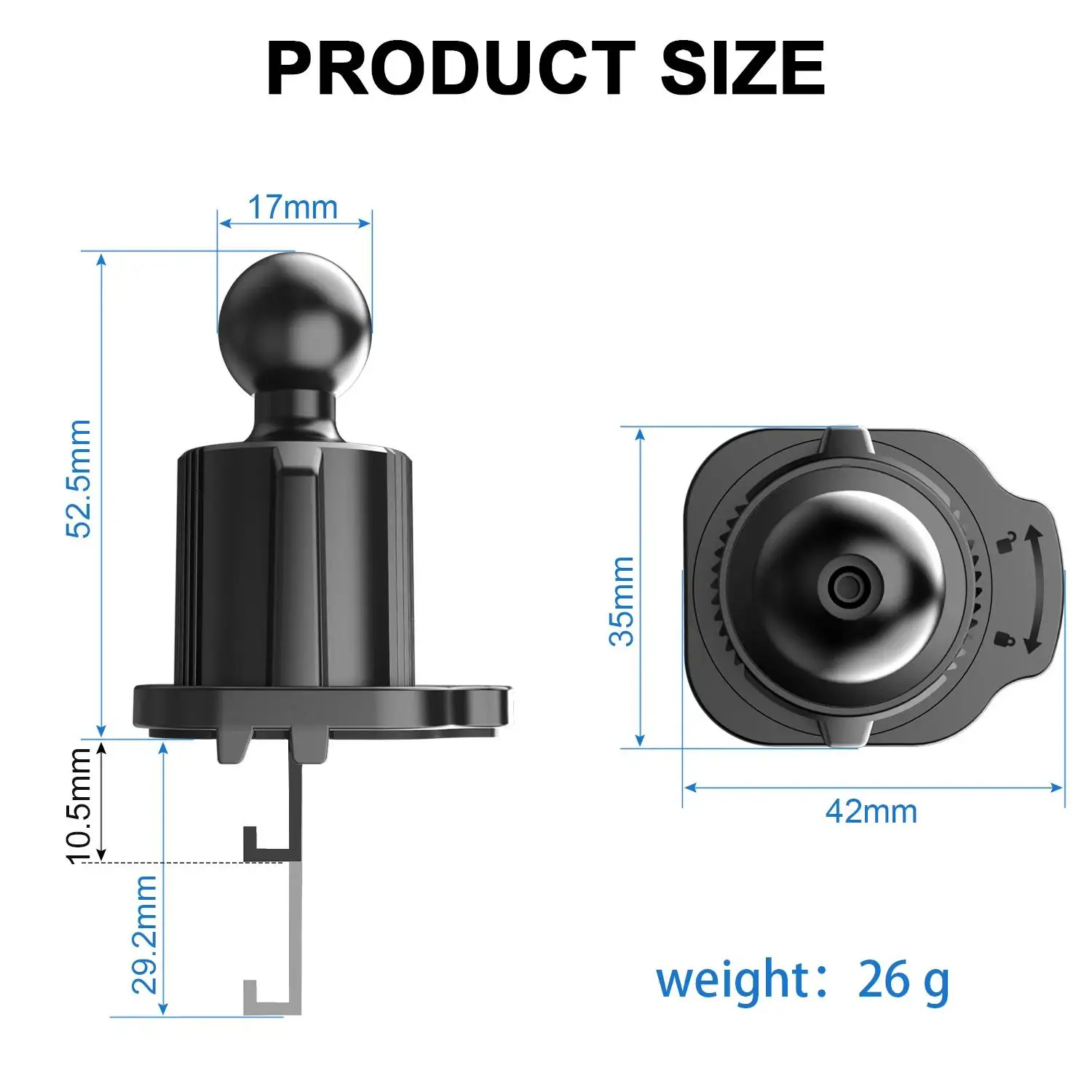 【Trusted】 2024 Wider Clamp & Metal Hook Car Phone Holder Vent Phone Holders for Your Car Vent Mount Automobile.
