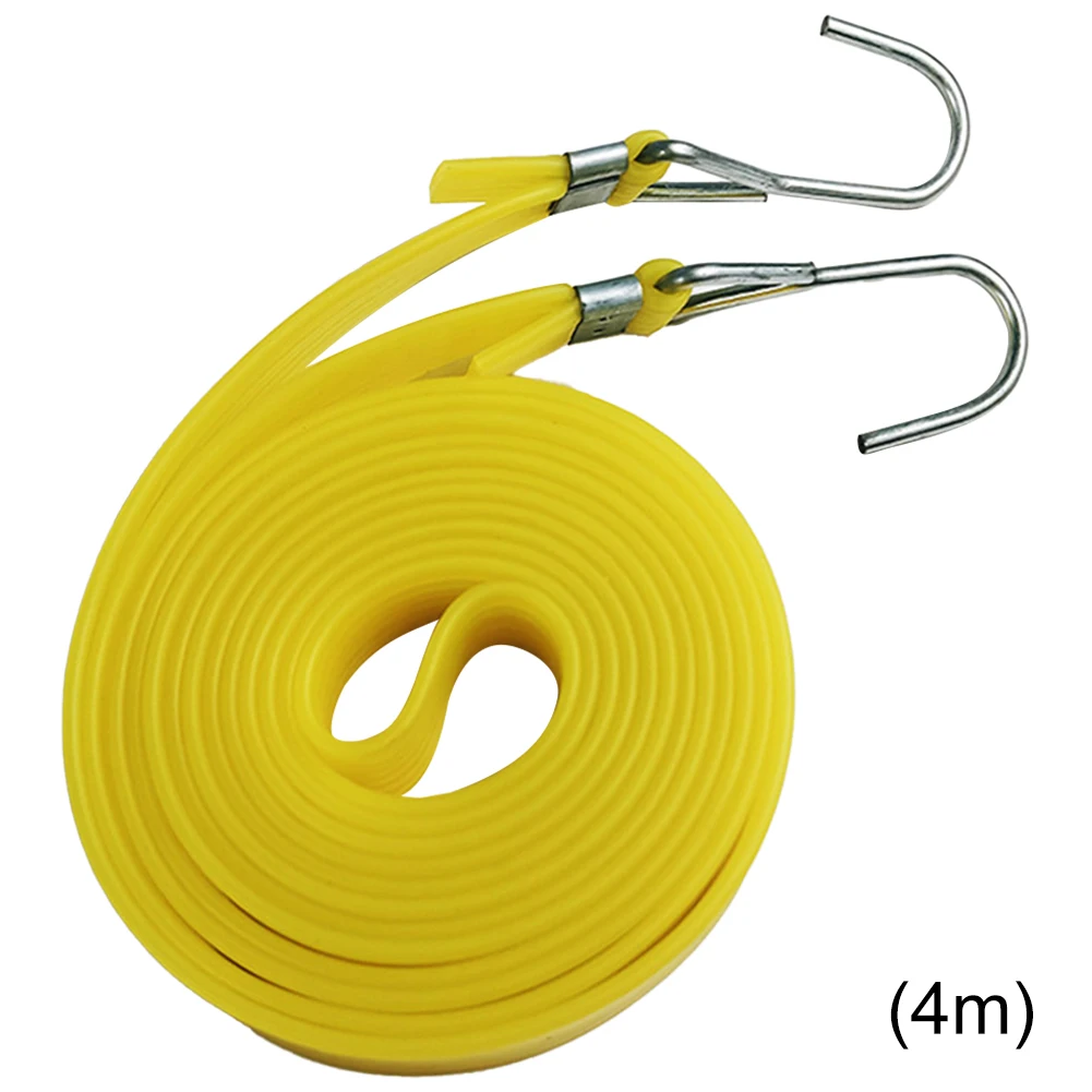 2.5/4M Bungee Cords with Hooks Latex Motorcycle Bicycle Elastic Luggage Rope Cord Luggage Roof Rack Strap Fixed Band