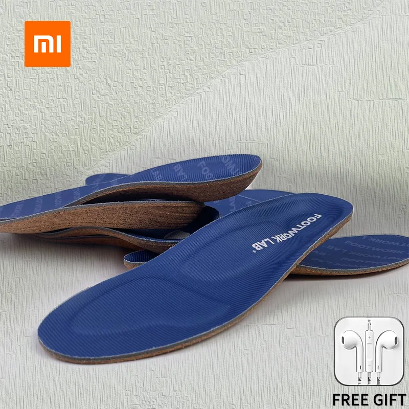 

Xiaomi Youpin Cork Self-adaption Insole Shoes Accesories Measuring Foot Customization Relieve Pain Massage Ventilation Blue