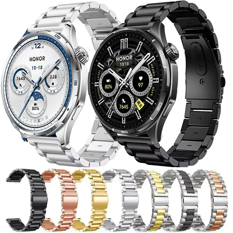 Enhanced Metal Band for Honor Watch - Premium Stainless Steel Strap, 20mm/22mm