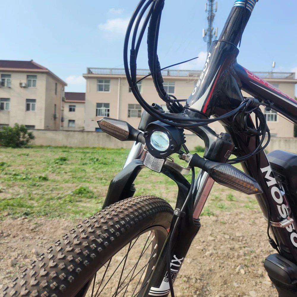 Bafang Mid Drive 모터 BBSHD BBS0102 CAN 또는 UART 48V/52V용 방수 케이블이 포함된 eBike 라이트 키트