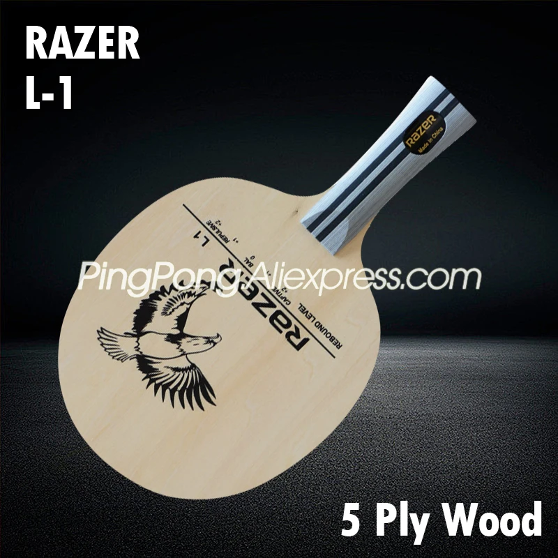 

Original RAZER L-1 Table Tennis Blade Racket (5 Ply Wood, Allround) Ping Pong Bat Paddle