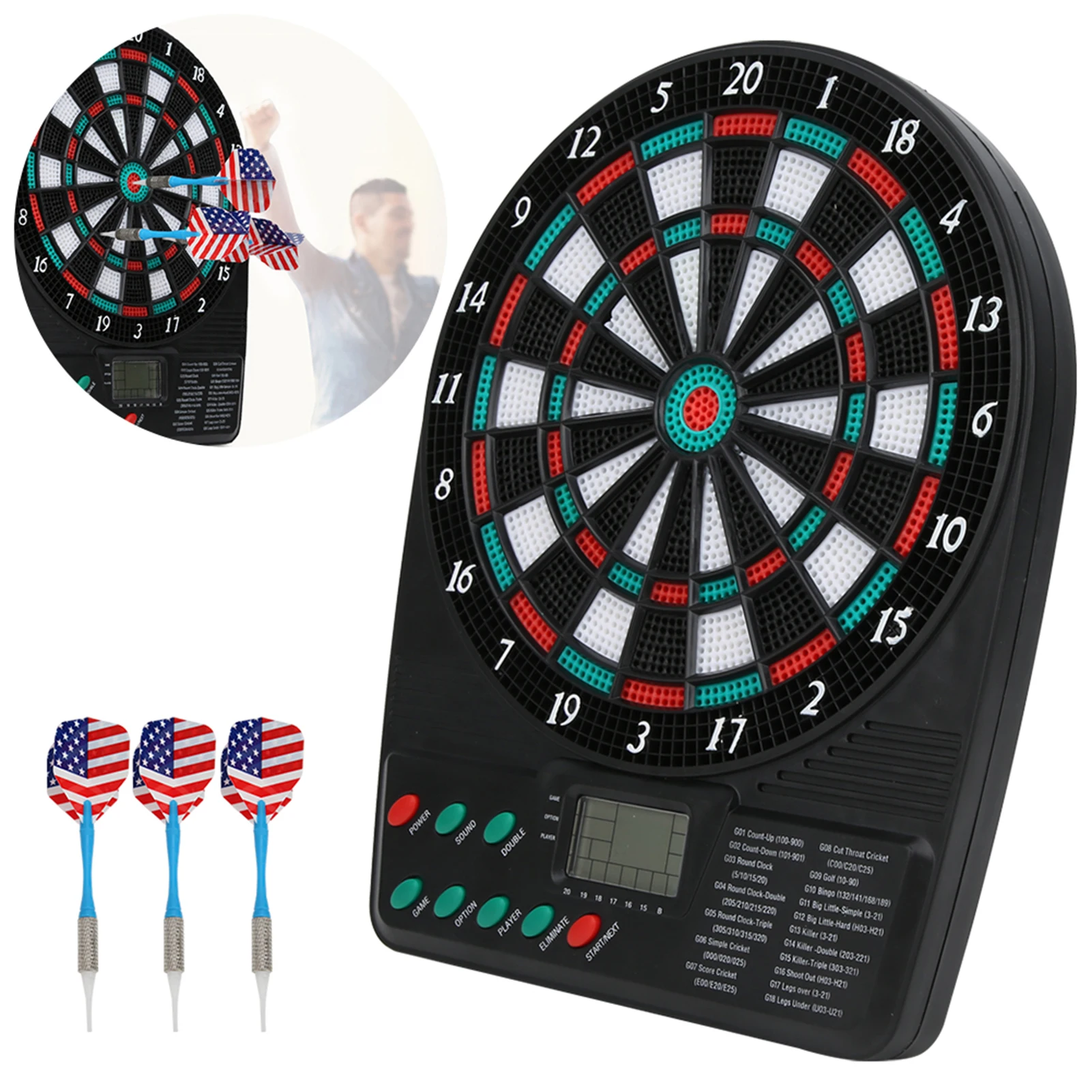 Electronic  Board Electronic  Automatic Scoring Soft  Board Set Family Leisure Target Entertainment