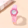 New Fashion Butterfly 3D Pattern Children's Watch Student Regular Daily Study Watch Girls Gift 3