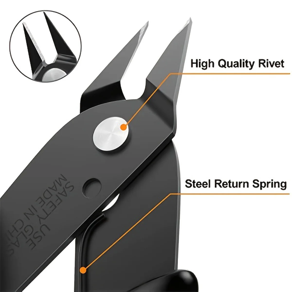 Diagonal Pliers Carbon Steel Pliers Electrical Wire Cable Cutters Cutting Side Snips Flush Nipper Hand Tools