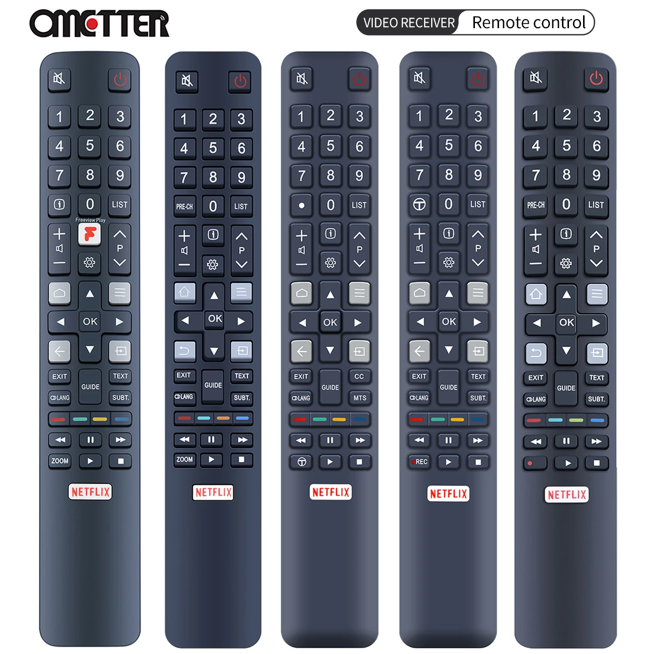 JZK Telecomando Universale Per TV TCL (Modelli YAI3, YUI2, Thomson) – Sostituto RC802N