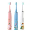 Sonic Electric Toothbrush for Children Aged 3 to 15 Professional Primary Tooth Care IPX6 Waterproof DuPont Soft Bristle 6