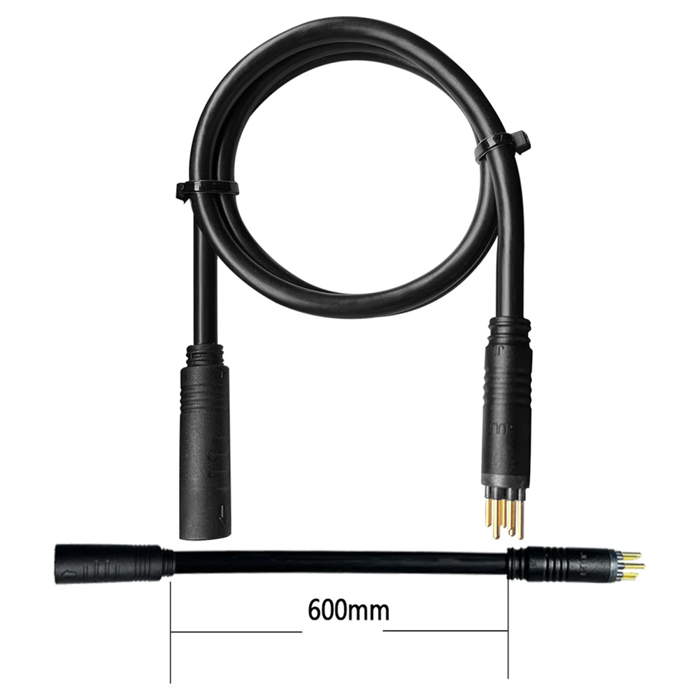 60cm E-Bike Julet 9-poliges Motor verlängerung kabel wasserdichtes Buchse-Stecker-Elektro fahrrad zubehör – Detail 8