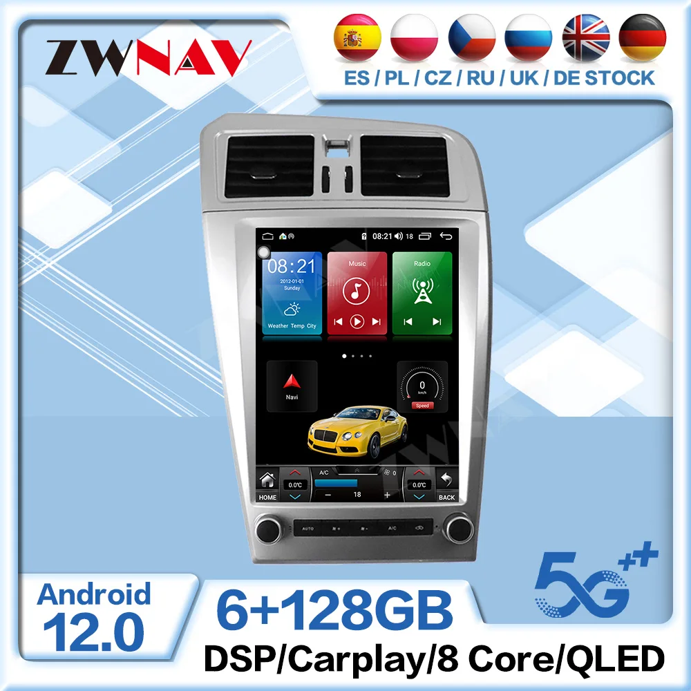 

Android 12 Carplay для Volvo XC60 2009 2010 2011 2012 2013 2014 2016 2017 Tesla автомобильное радио 1 Din, мультимедийный плеер, головное устройство