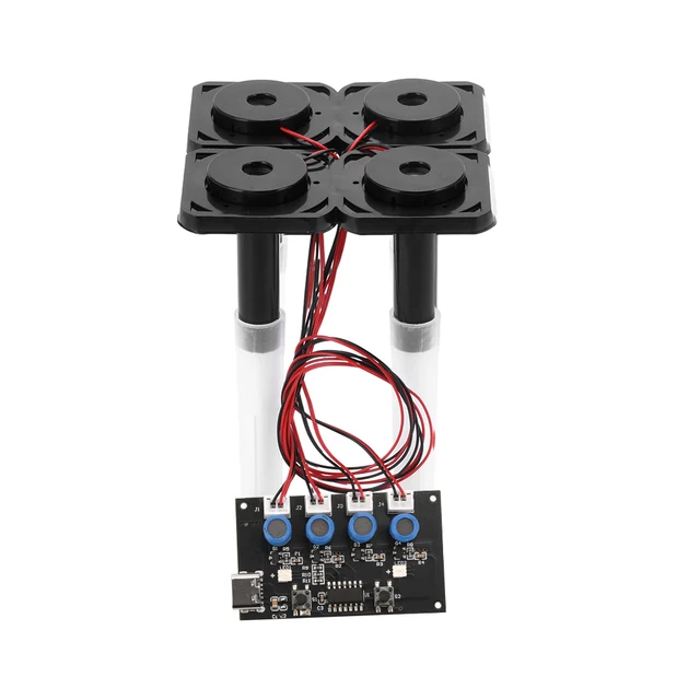 DC5V 4-Way Ultrasonic Nebulizer Module with Colorful Ambient Lights Humidifier DIY Kit Nebulizer Control Board Sprayer 5