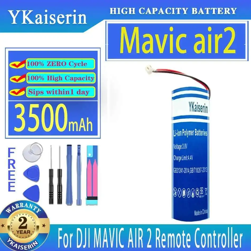 Batterie Drone 3500mAh pour DJI Mavic Air 2 - Haute Capacité