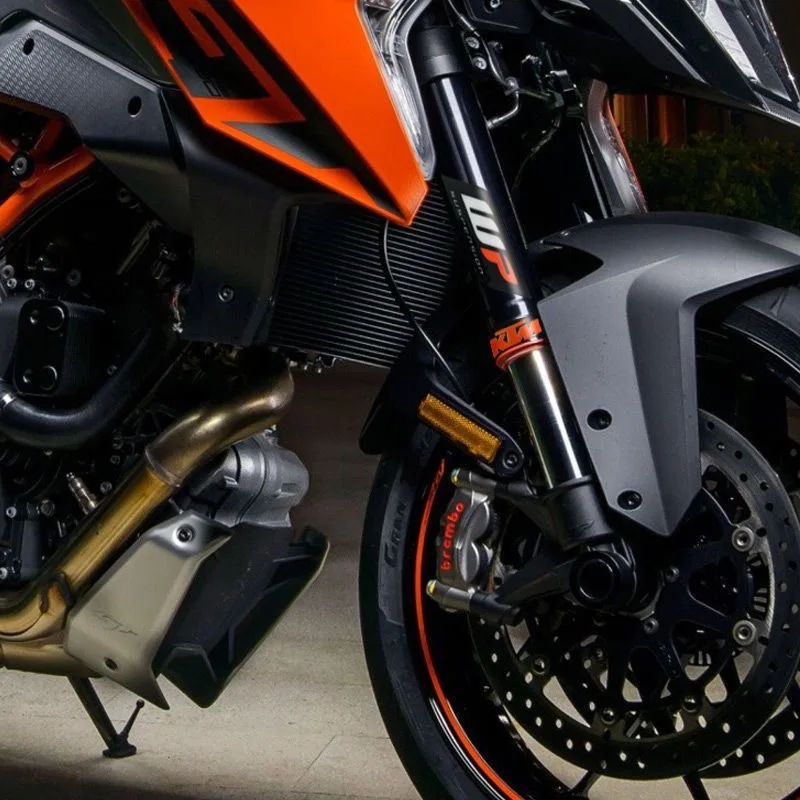 KTM 충격 오토바이 스티커, WP DUKE 250 390 790 690 1290 충격 데칼, 방수 스트레치 자동차 액세서리 스티커