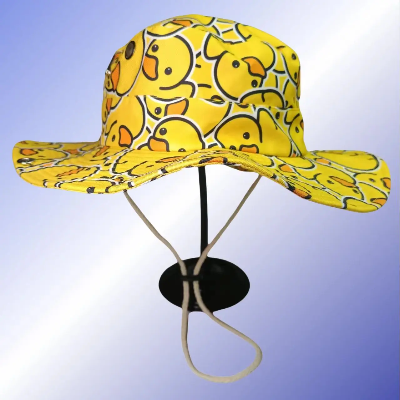 Sun Hat Sun Protection Hat Anime Cosplay Hat Anime Hat Cartoon Patterned Yellow Duck Printed Lightweight Unique Sun Protection Design Valentine's Day Gift