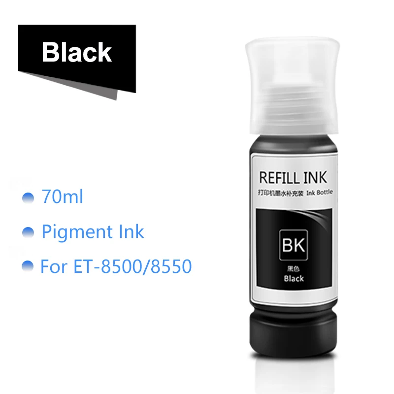 Dye ink For Epson T552 T114 Ink For Epson Eco-Tank ET-8500 ET-8550 Photo Inkjet Printer (5 Color and 6 Color is Available)