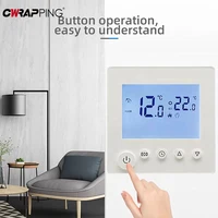 Smart Thermostat AC 90-240V 3A 16A 25A Temp Control Timing for Boiler Home Living Room Intelligent Temperature Regulation System