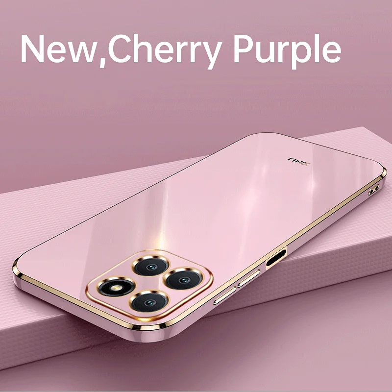 Premium Anti-Fingerprint Camera Protection Cover - Soft TPU Case for For Honor X6A 5G