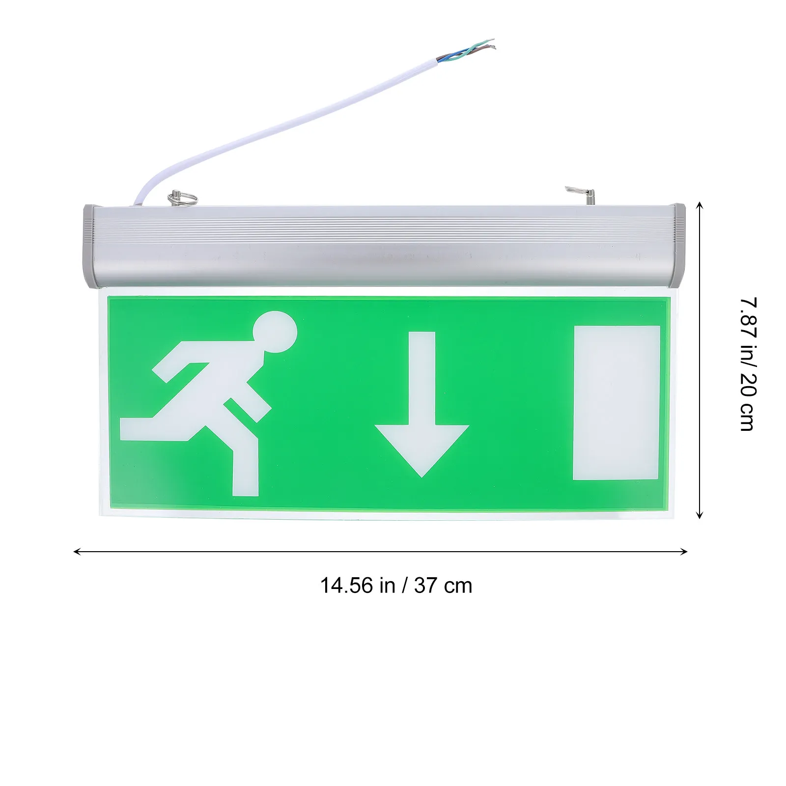 1Pcs LED 비상구 안전 탈출 신호등 학교 사무실 호텔 슈퍼마켓을위한 소형 비상 대피 표시 램프