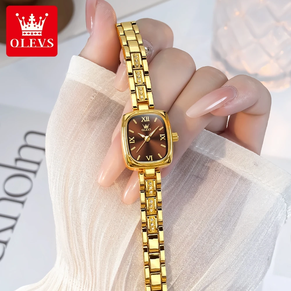 OLEVS 3695 Woman Watch Waterproof Luminous Simple Elegant Quartz Watch For Women Fashion Original Top Brand Ladies Wristwatch