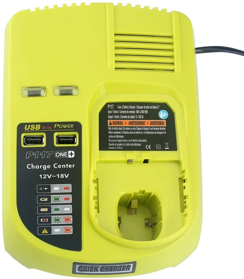 3A 12V-18V Lithium-Ion and Ni-Mh/Ni-Cd Replacement Charger for