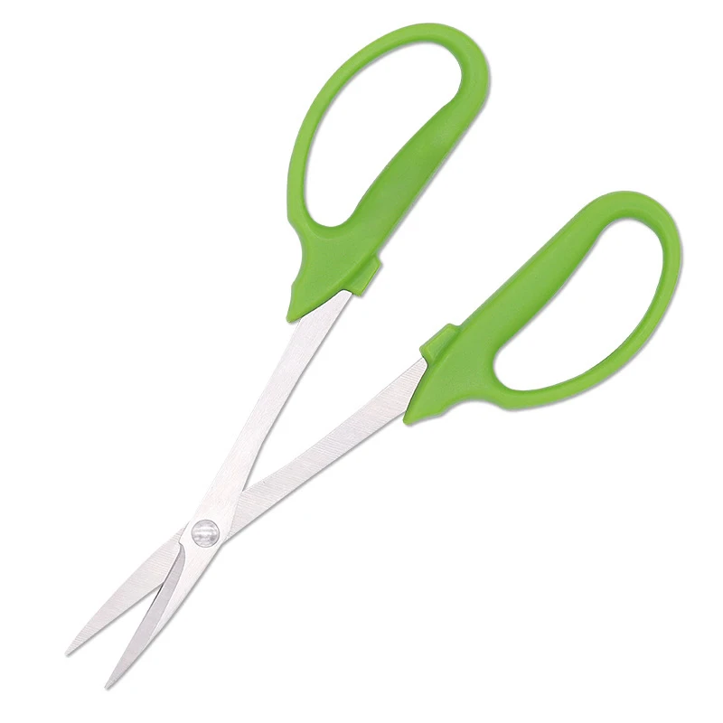 Longhandled Garden Leaf Sprout Shears Stainless Steel Pointed Tip