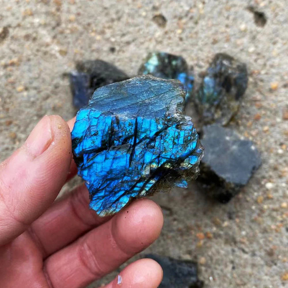 Natural Quartz Crystal Stones Labradorite Ore Fluorite Irregular Shape Real Mineral Rock Reiki Healing Specimen Home Decor