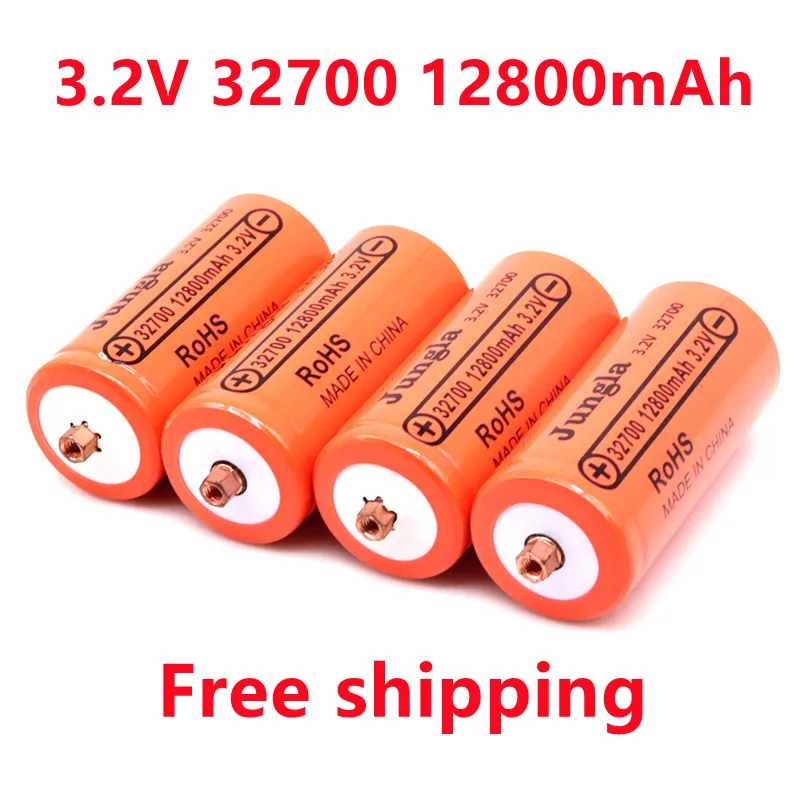 

Batterie Rechargeable lifepo4 100% originale 32700 3.2V 12800mAh batterie professionnelle au Lithium fer Phosphate avec vis