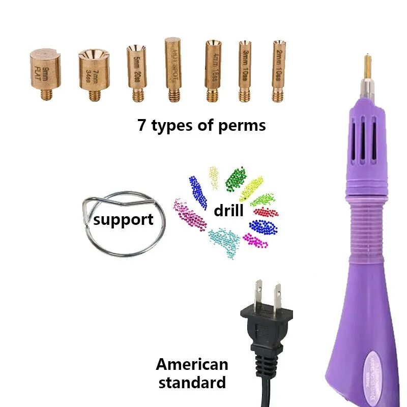 Purple Hotfix Rhinestone Applicator Fast Heating Iron-on