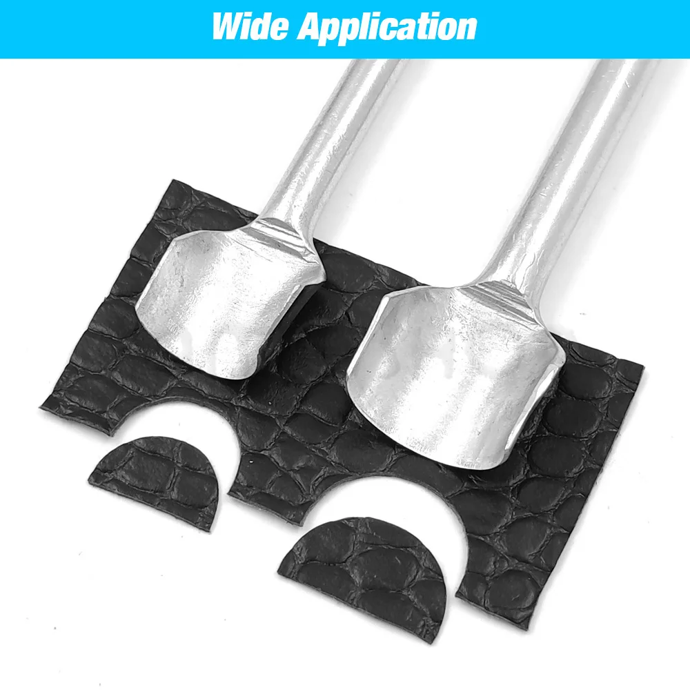 Half Round Cutter Punch Leather Craft Tools 1Pc Arc-shaped Punch For Belt Strap DIY