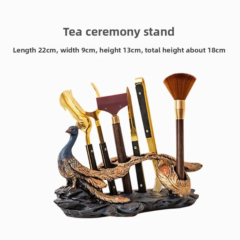 Tea ceremony six gentlemen accessories kung fu tea set supplies tea clip tea knife tea cup holder tea pen tea scraping tea tool