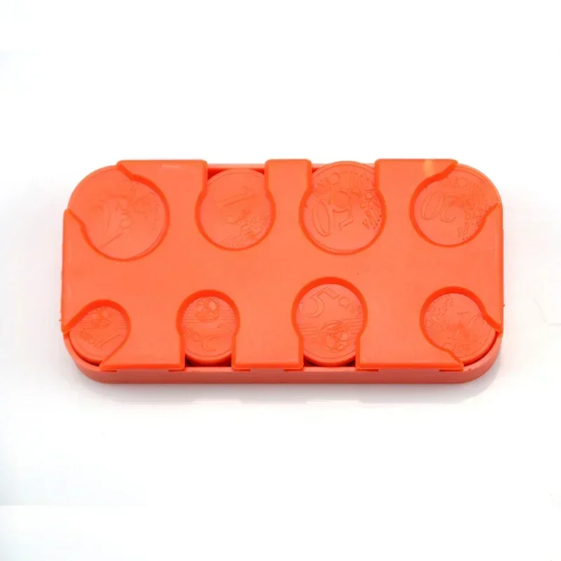 Portamonete Yen Giapponesi 2 Pezzi - Organizzatore Monete Con 6 Slot | Plastica Rigida - Foto 3