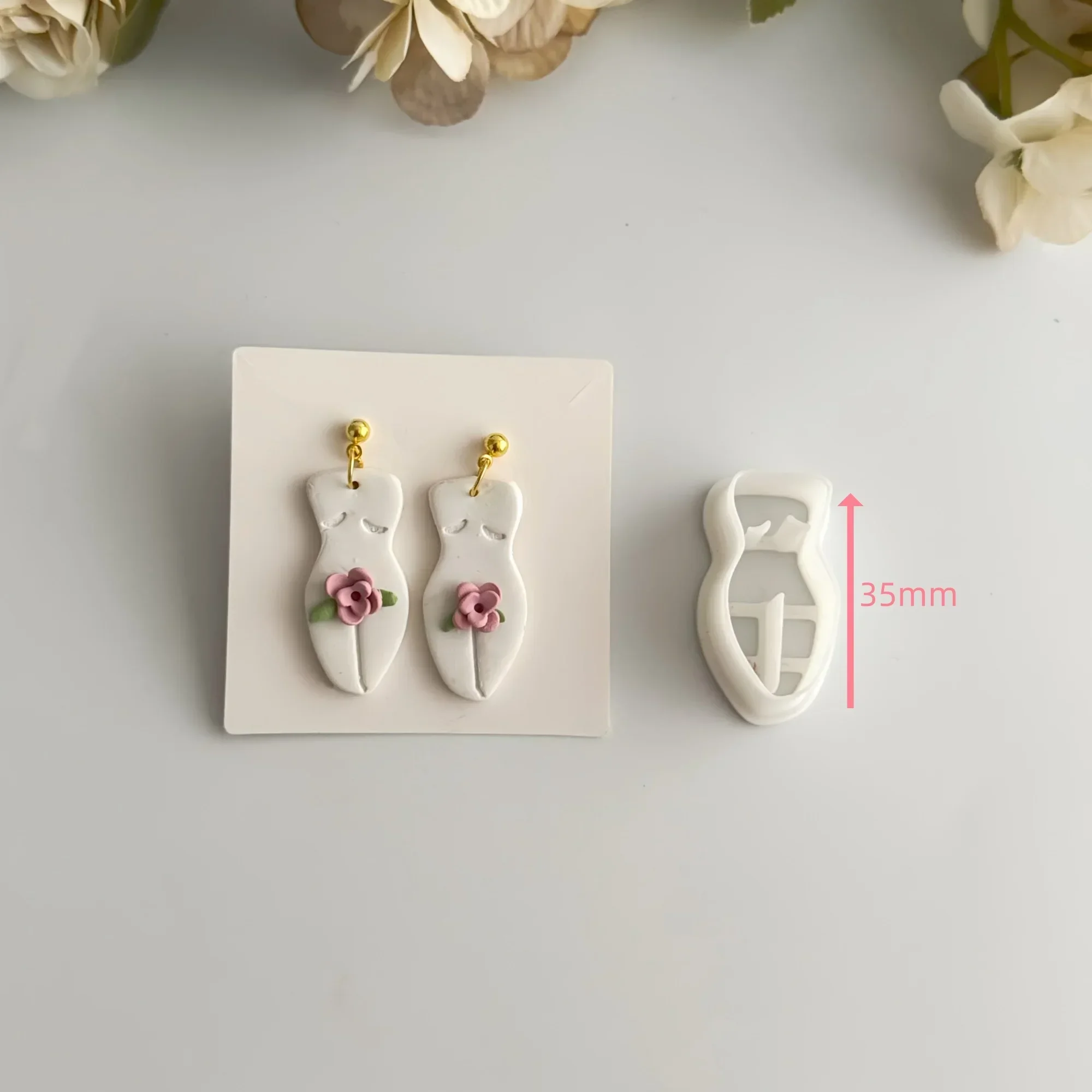 Woman's body Polymer Clay Cutter Clay Tool Diy Earring Pendant Jewelry Molding Cutting Mold Ceramic Tool