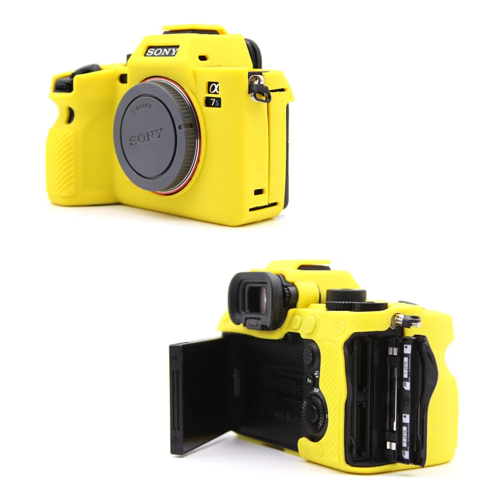 Iii Case de Borracha Silicone Capa Corpo Protetor Pele Quadro para Sony A7siii A7s Iii Ilce7sm3 A7s3 a1 Câmera A7s - Image 6