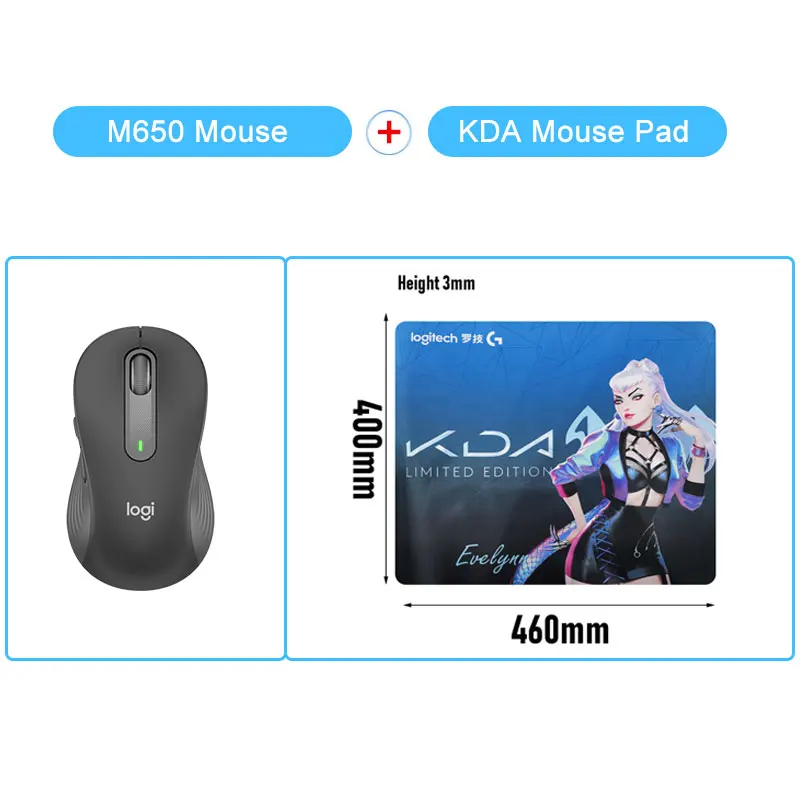 pink mouse gaming World premiere Logitech Bluetooth Mice Signature M650 M650 L Wireless Mouse Sensor Technology Logitech Advanced Optical wireless mouse with usb c Mice