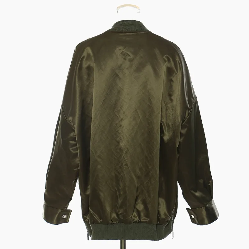 Street Trendsetter Jacket with Heavy Stitching and Contrasting Tassel Bomber Jacket