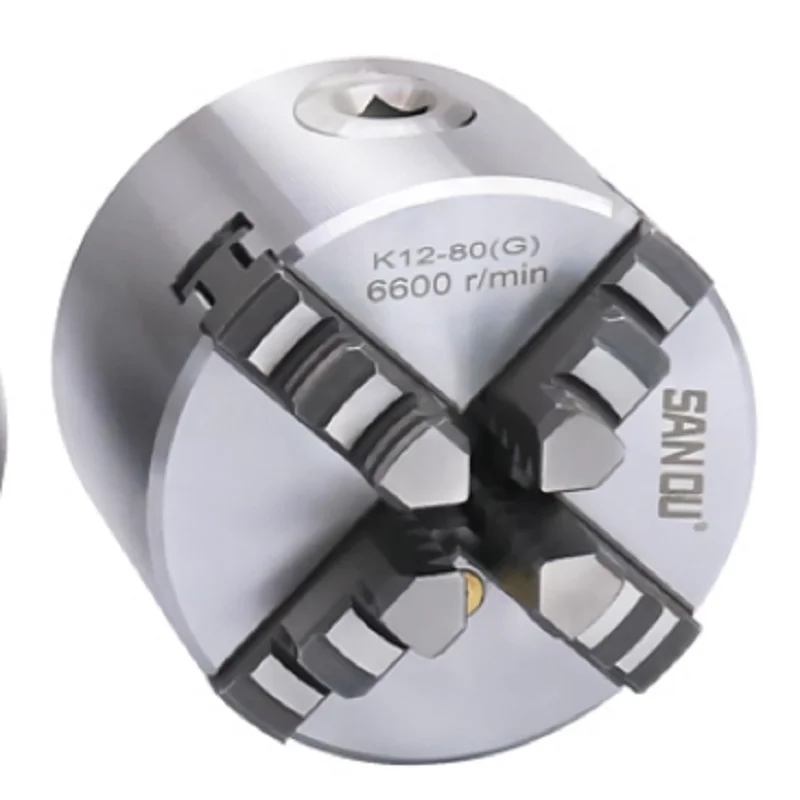 

K12-80 4 JawsSelf-Centering Chuck Sanou Brand 4 jaw chuck ' lathe chuck self centering for mini metal lathe