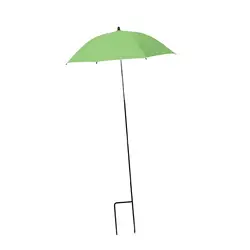 Weather Resistant Outdoor Plant Umbrella - 23.6 Multipurpose Garden Shade Decor (Green)
