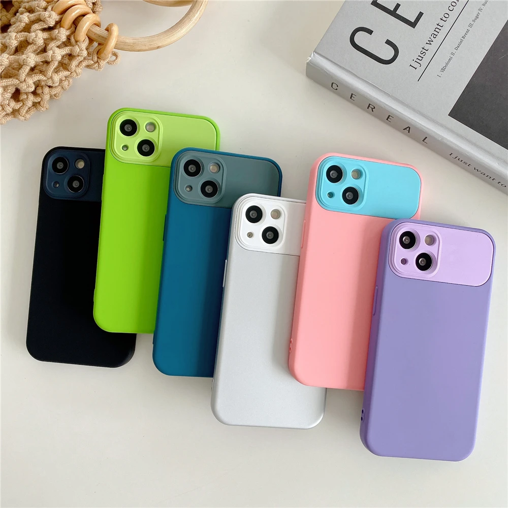 Original Liquid Silicone Case for iPhone 11 12 13 14 Pro Max Full Body Shockproof Case with