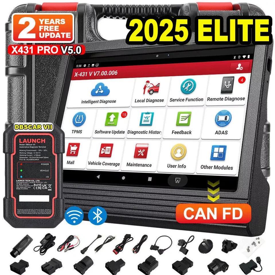 2025 LAUNCH X431 Pro Elite V+ PRO 5 OBD2 - Foto 6