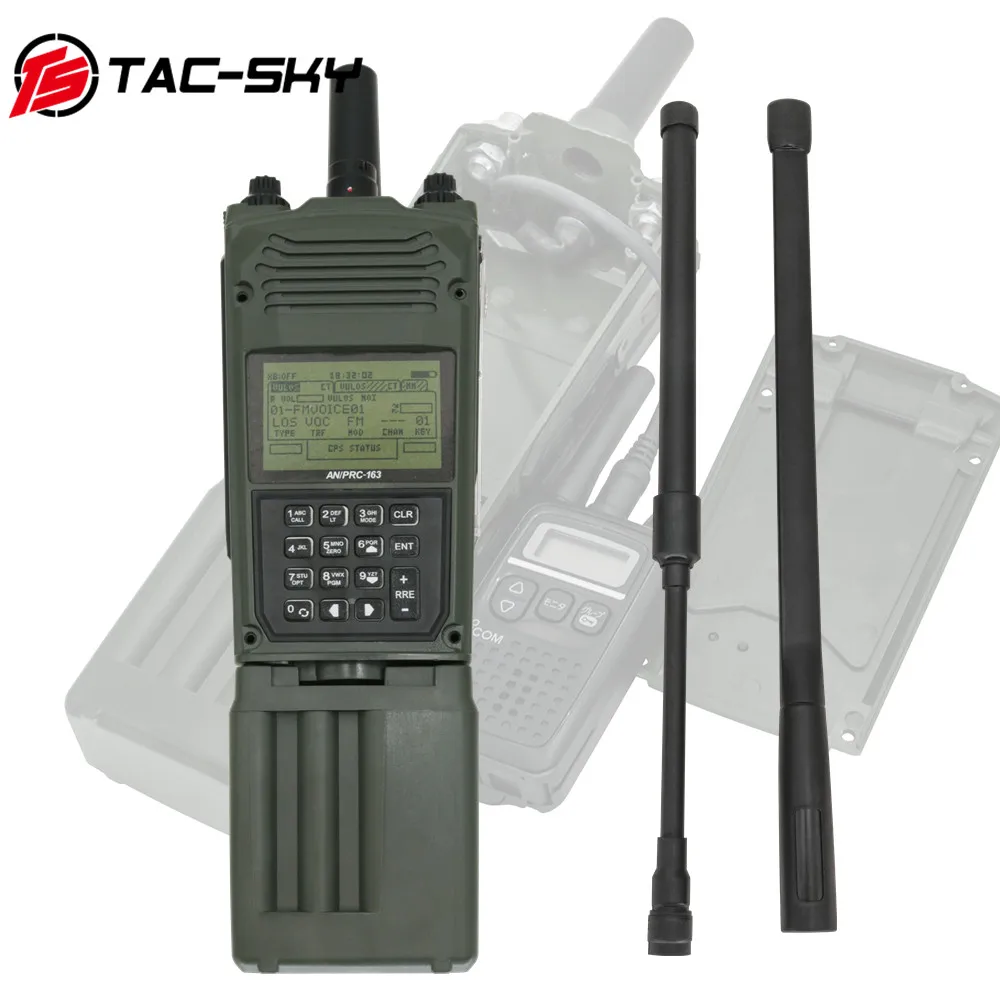 Ts Tac-Sky Prc 163 Radio Modello Yaesu Vertex Plug Tactical Prc-163 Harris Military Radio Dummy Virtual Box Per Yaesu Vx-6R Vx-7R