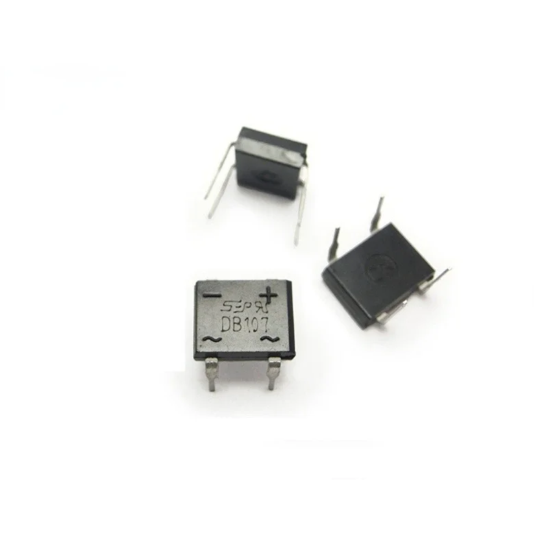 Diode Rectifier Bridges-DB107 1A 1000V DIP4 & DB207 2A 1000V DIP-4 Single Phase Power Electronics Components 10/20/50PCS diode bridge rectifier electronic component rectifier diodes electrical rectifier diodes electrical diodes electrical component