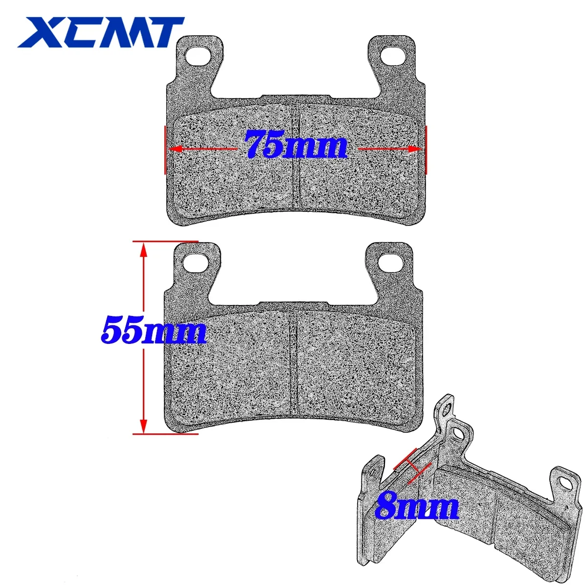 Pastiglie freno anteriori e posteriori per Honda CBR600 F4 F4i CBR929 CBR954 CBR900RR VTR1000 SP1 CB1300 - immagine 4
