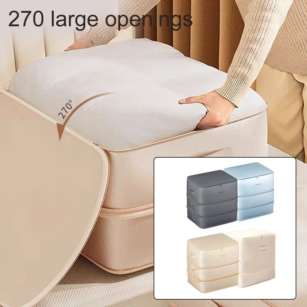 Self Organizer Duvet Storage Bag Foldable for Blankets Bedding Moving Traveling