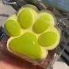 Flocking Stress Relief Squishy Cat Paw Mochi Slow Rebound Fidget Relax Toy Decompression Pinch Taba Foot Sticky Squeeze Cat Claw 6