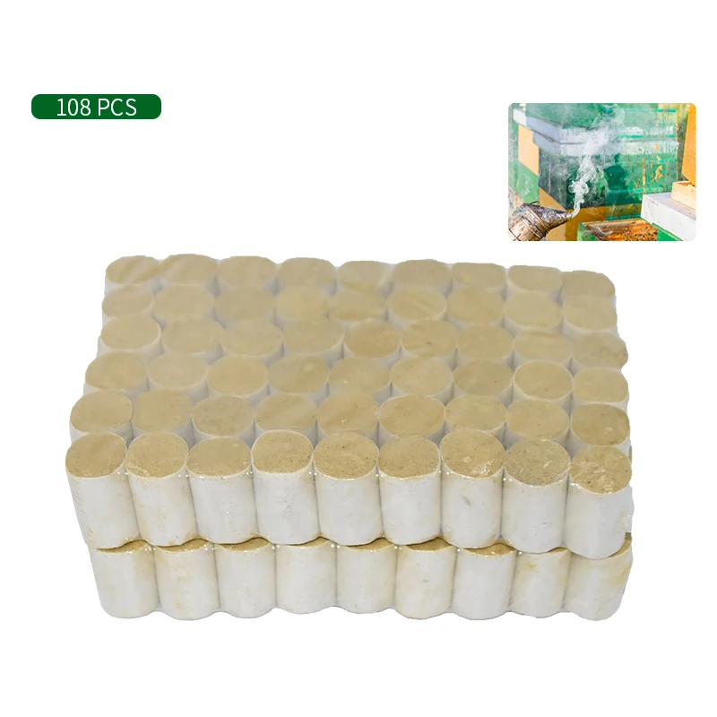 108 PCS/Lot Beekeeping Bee Smoker Bombs Fuel Generators Tools Bees Refined Herb Beekeepers Bees Suppliers Beekeeping Equipment