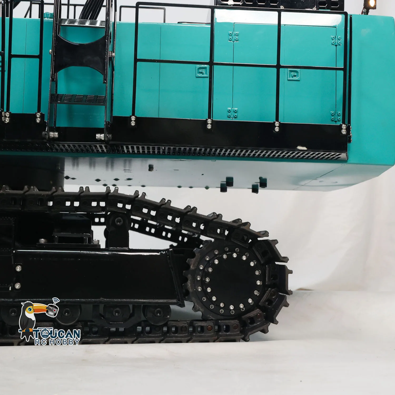 PC1250 RC Metal Hydraulic Heavy Excavator 1/8 Scale Huge Construction Vehicle Remote Control Digger Painted Lights RC Toys Model 6