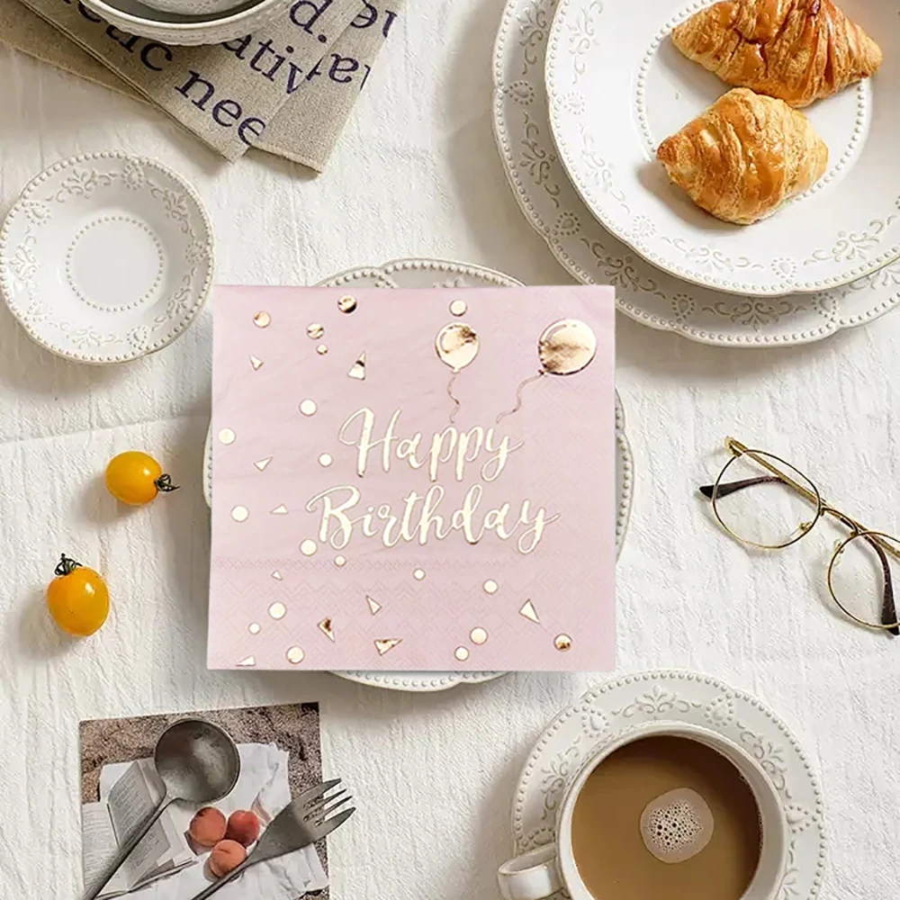 Paper Napkins Simple Birthday Party Table 20pcs/lot
