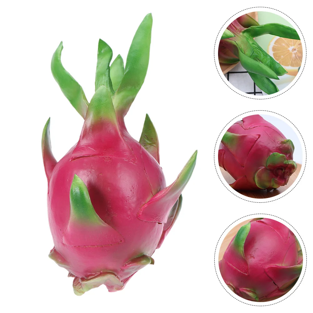 Totority Tavolo Da Pranzo Decor Pitaya Figurina Di Frutta Del Drago Simulato Modello Pitaya Artificiale Figure Di Frutta Finta Scultura Desktop